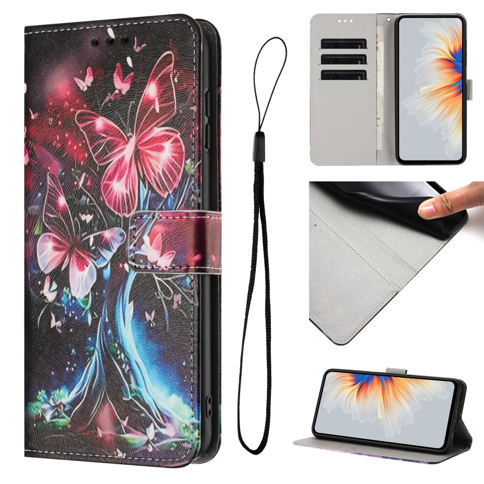 (Butterfly Tree) For Xiaomi 17 Pro Max Wallet Case Pattern Printing Pu Leather Phone Cover With Lanyard 6914293158857