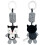 Sensory Development Animal Crib Rattle Black White Visual Stimulation Baby Toy L 6