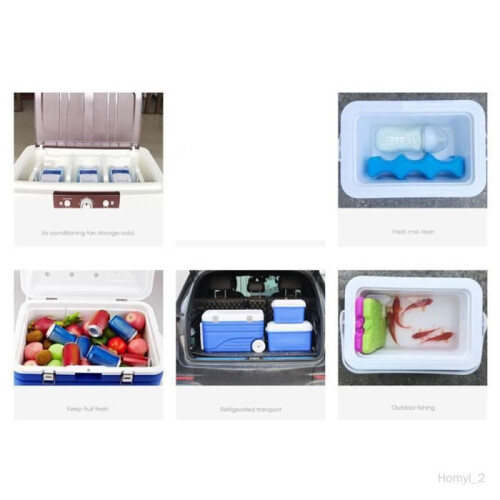 Reusable Ice Packs - COLAXI - Pack of 6 - Instant Cooling - Leak-Proof - Compact 1