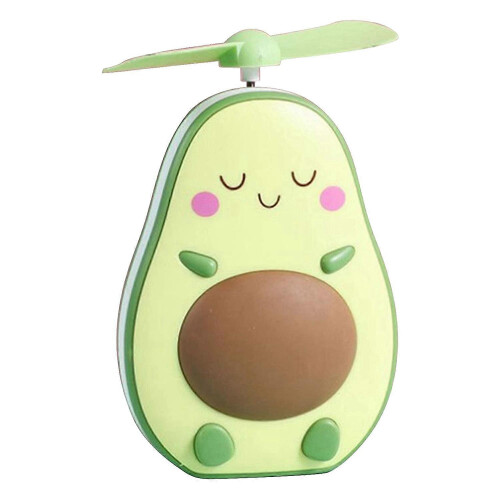 Avocado Shaped Portable USB Handheld Fan, Brown