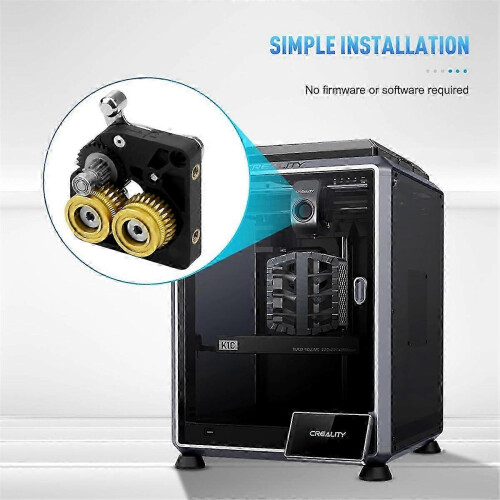 Engrenage d'extrudeuse à double roulement pour imprimante 3D K1 Max 2
