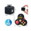 Fidget Toy - Anti-Stress - Cube and Pad - 6 Relaxation Modules - 11 Functions - White 2
