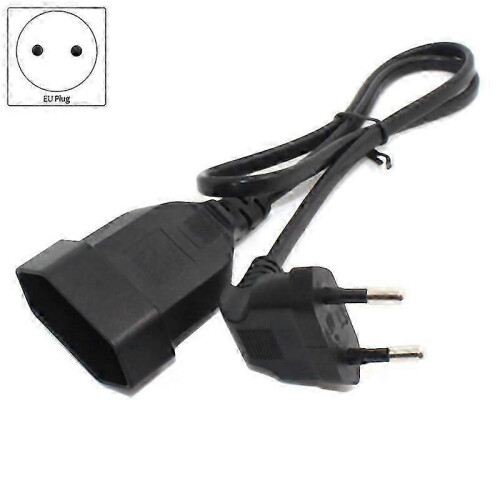 90 Degree Power Extension Cable for PC Computer PDU (0.6M) European Plug 2