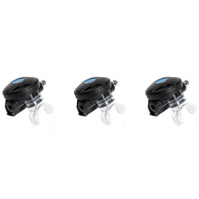 3X Scuba Diving 2Nd Stage Regulator Professional Underwater Scuba Dive Octopus Diving Regulator Apparatuur Accessoire-Zwart