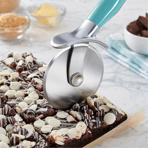 Classic stainless steel cutter for thin crust pizza 2