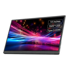 14 Inch Portable Monitor Touch Screen 1900x1200P IPS Second Screen -Compatible Extended Display for PC Laptop