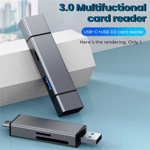 TF Card Reader OTG Adapter USB3.0 Flash Drive  TF Card Reader Type C to  Adapter Mobile Accessories 2