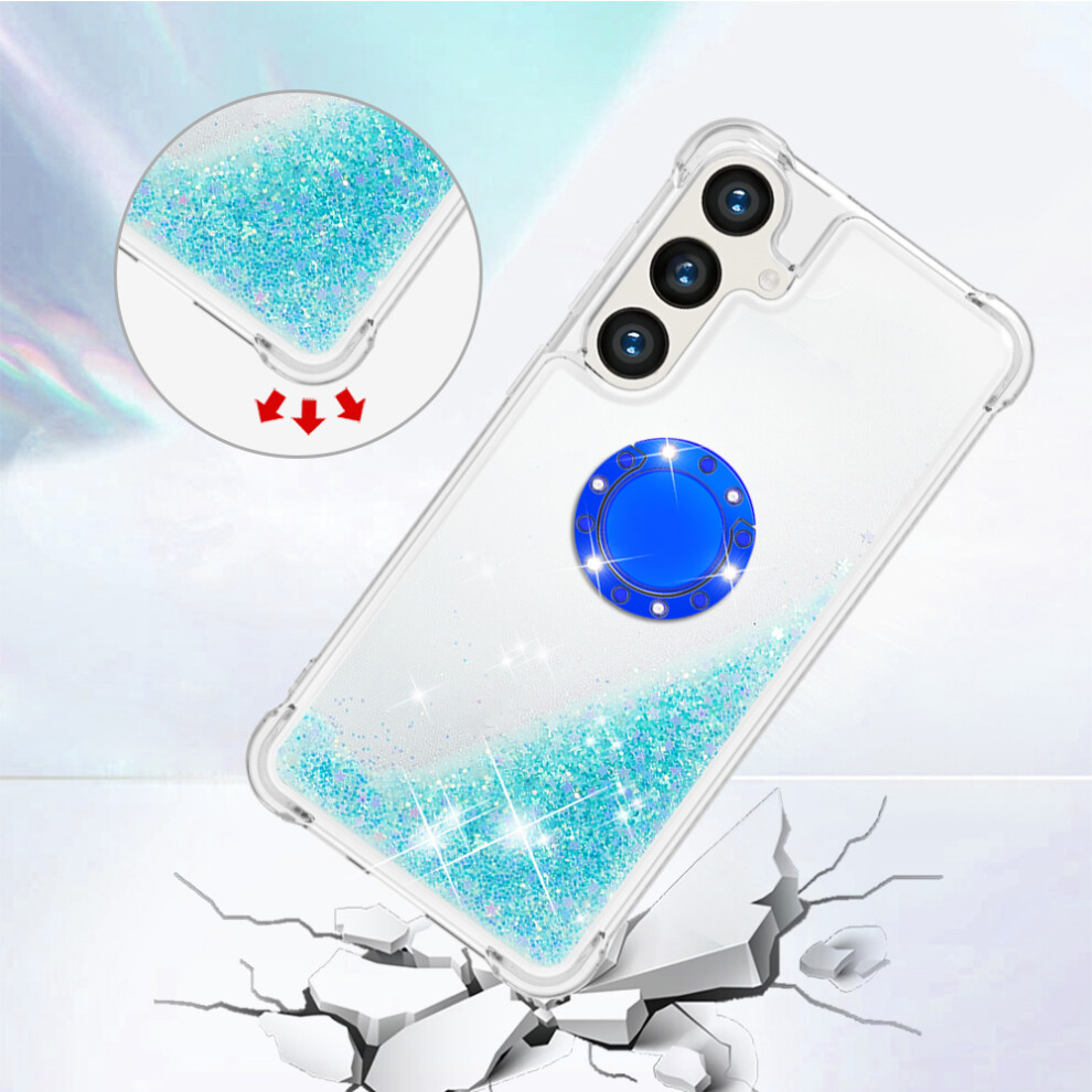 ( / Pentagram) For Samsung Galaxy S26 Tpu Case With Kickstand Quicksand Shockproof Cover Blue 6914292489976
