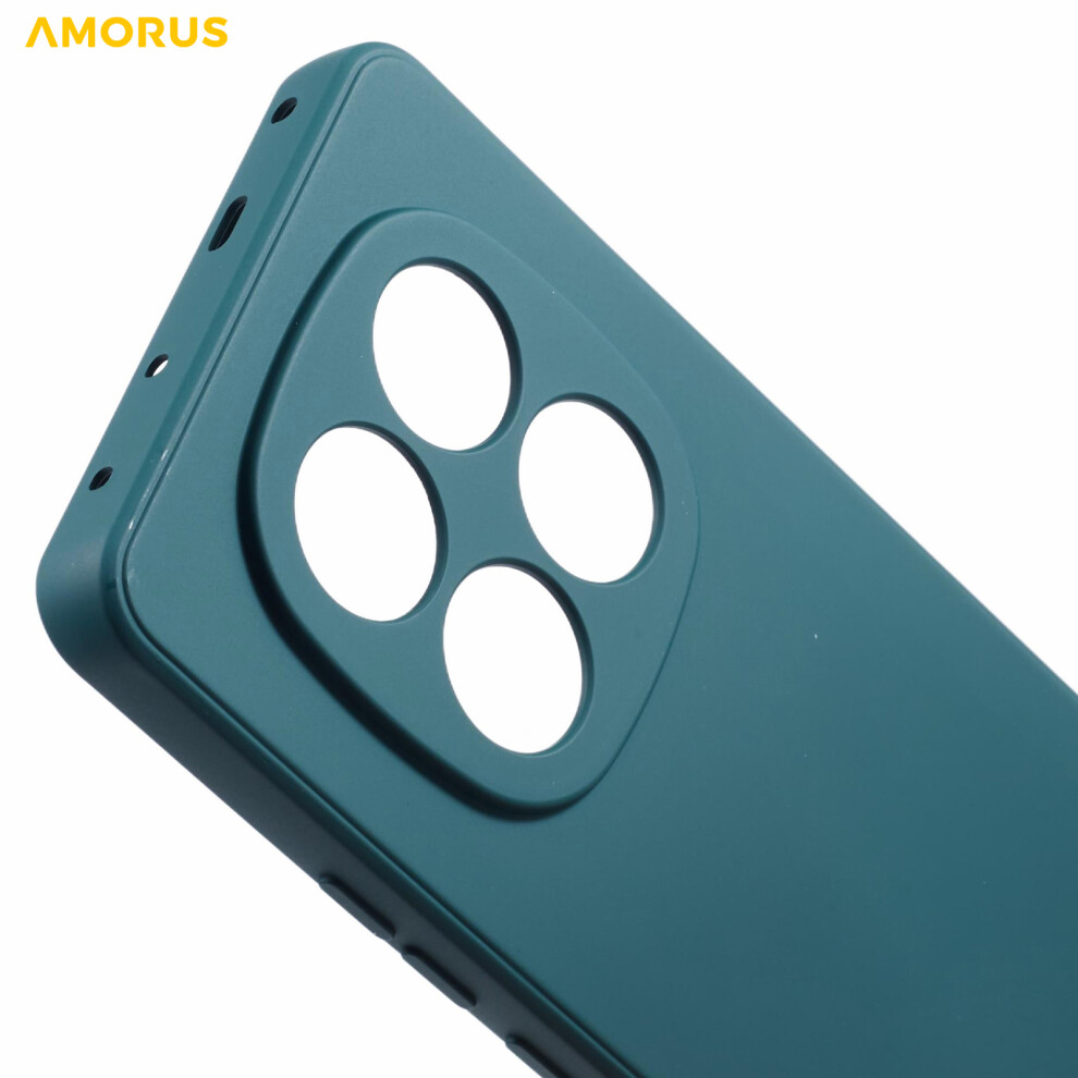 (Army ) Amorus For Xiaomi Poco M8 5G / Redmi Note 15 5G (Global) / 15 4G (Global) Case Precise Cutouts Tpu Fiber Lining Shockpro Green 6914291866624