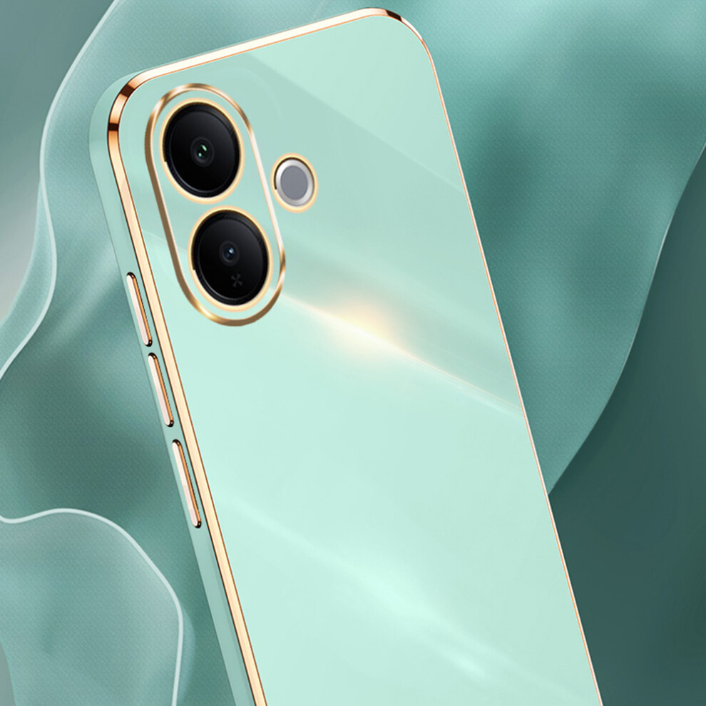 (Red) Bulk Purchasing Xinli For Vivo V60 Lite 5G Case Tpu Phone Cover With Electroplating Frame Red 6914294307612