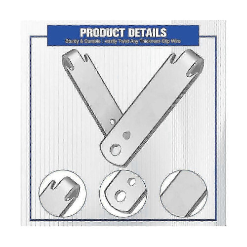 Wire twisting tool for fence with 2pack - Efficient barbed wire tensioning 1
