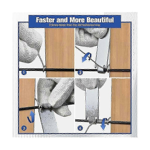 Wire twisting tool for fence with 2pack - Efficient barbed wire tensioning 2