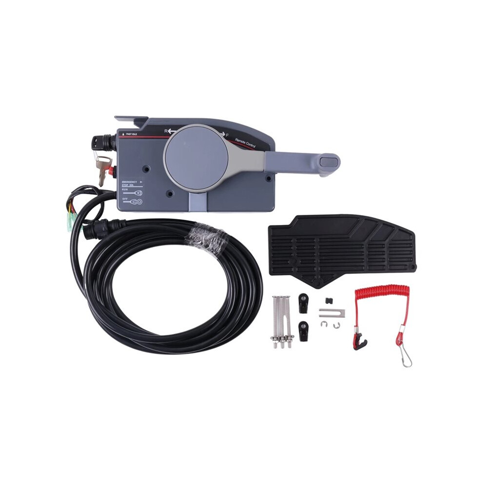 7Pin Left Push Throttle Outboard Remote Control Box 703-48230-14 703-48207-17 For Outboard Motor Boat Engine 4712178113548