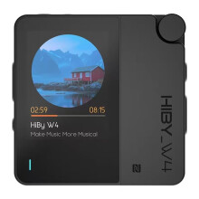 HiBy MP3 Music Player 3.5mm 4.4mm Wireless Audio HiFi Headphone Amplifier DAC QCC5181 DSD512 Black