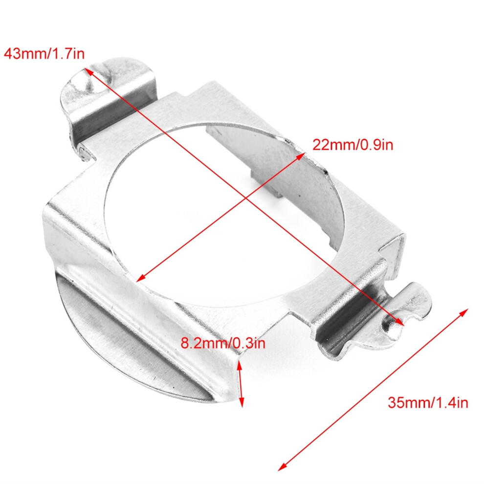 H7 Led Bulb Adapter Retainer Pair 7293282075405