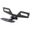 Folding license plate holder for motorcycle with adjustable tail bracket 2