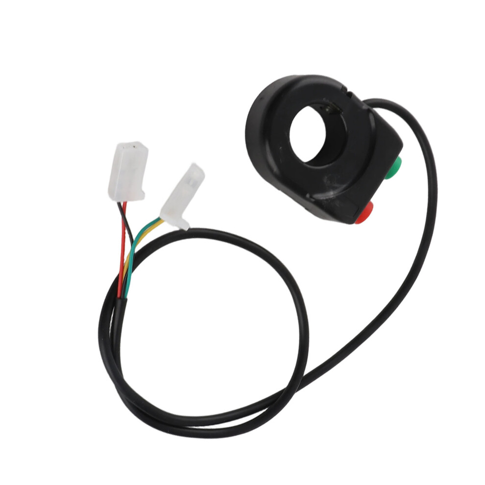 Motorcycle E-Bike Horn Headlight Switch 12V Black 7293282076594