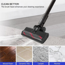 Electric Brush for R20 T20 T30 R30 V12 V12 Pro T20 Pro V11SE R10, Turbo Brush with Quick Release for Hard Floors
