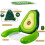 Inflatable floating hammock - Avocado shape - Breathable mesh seat - Built-in armrests 5
