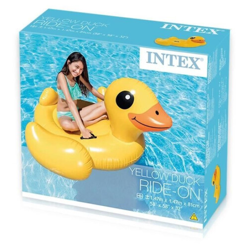 Φουσκωτό Κίτρινο Πάπιας - INTEX - Παιχνίδια Πισίνας - 2 Λαβές 2
