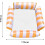 Pool Float, Inflatable Pool Hammock, 4-in-1 Inflatable Hammock, Multi-Purpose Floating Chair, Orange, 115 x 115 cm 4