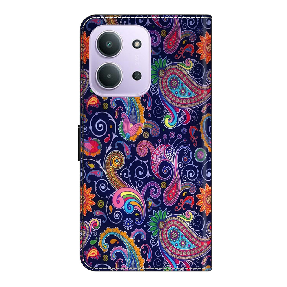 (Ethnic Vine) Wallet Case For Xiaomi Redmi 15C 5G (Eu) (173Mm) / 4G (Eu) (173Mm) / Poco C85 4G (173Mm) Pattern Printing Stand Leat 6914297066219
