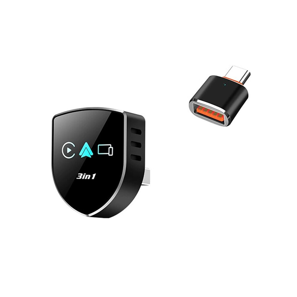 3In1 Wireless Carplay Adapter Airplay Carplay Android Auto Ai Box 5.2+5Ghz Wifi Wired Carplay To Wireless 4711628337022