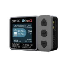 SKYRC B6neo 2 Intelligentes Ladegerät Multifunktions-Ladegerät  300W PD 80W LiPo/LiFe/LiIon/LiHV/NiMH/NiCd/Pb Akkuladegerät B