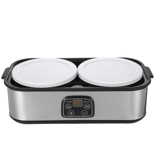 Yogurt Maker 2L Large Capacity Automatic Temperature Control 0-48 Hours Timer Digital Yogurt Maker Machine EU