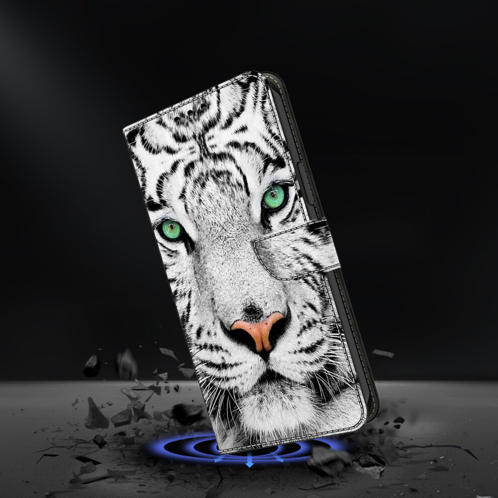 (Tiger Face) For Samsung Galaxy S26+ Case With Card Slot Pattern Printed Tpu + Pu Leather Flip Phone Cover 6914292486036