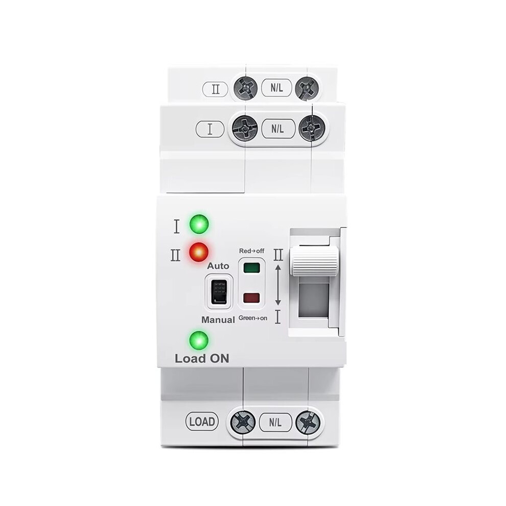 Photos - Other Electrical Equipment 2P AC230V 63A Auto Manual Small DIN Rail Uninterrupted Changeover Swicth Generator to City Power Dual Power Swicth