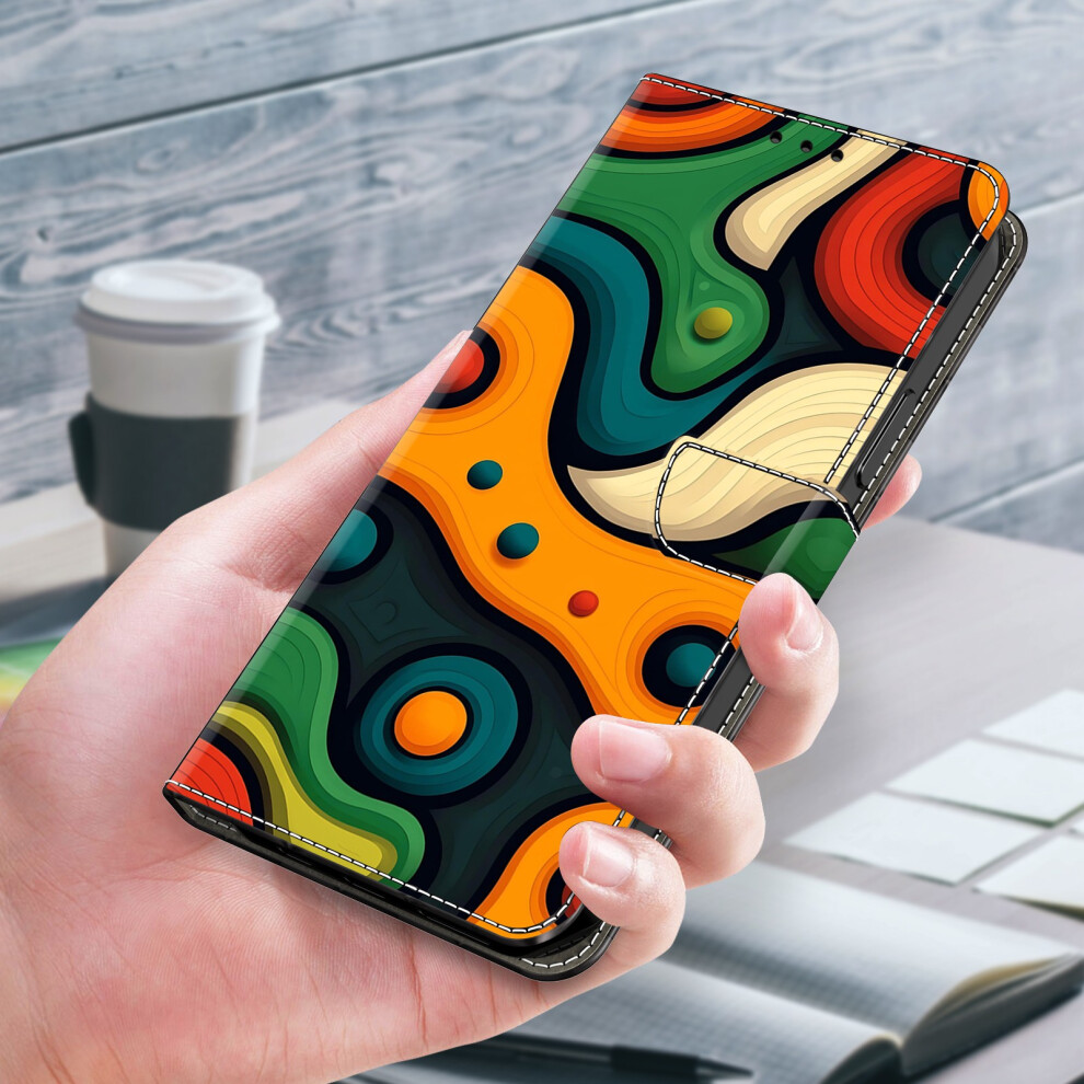 (Painted) For Sony Xperia 1 Vii Case Foldable Stand Wallet Pattern Printing Pu Leather Flip Phone Cover 6914296044294