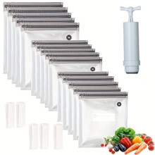 Food Grade Air Valve, Fresh-Keeping Zipper, Sealed Bag,Compressed Bag, Storage Bag, Zipper, Food Vacuum Bag, for Kitchen