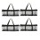4 Pack CD Storage Bag CD Organizer with Handles and Zipper, Media Holder Stackable Media Organizer 1