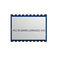 LORA2021 Sub-GHz 915MHz LoRa Module, 2.4GHz, S Band, LR-FHSS, RTToF Ranging, 2.6Mbps, Compatible LoRaWAN