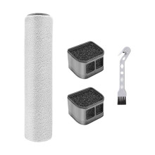 4 Peças para Aspirador Robô para Truclean W30 Pro/E303HW: Escova Principal e Filtro HEPA de Substituição