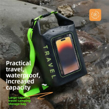 PVC Swimming Waterproof Bag Mobile Phone Waterproof Dry Bag for Trekking Drifting Rafting Surfing Boating Storage Bag