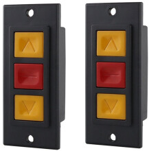 2Pcs Garage Door Opener, for Electric Door Roll , Mounted Concealed Button