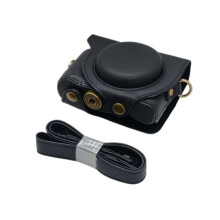 HX50 Cover Retro PU Leather Camera Bag Case for  Cyber-Shot DSC-HX50 HX50V HX60 HX30 Full Body Protective A