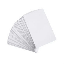 50pcs Glossy White Blank Inkjet Printable PVC Card Waterproof Card for Inkjet Printer