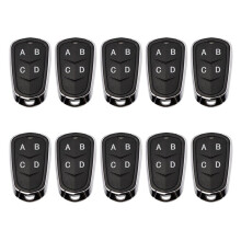 10PCS 4CH Wireless Remote Control Cloner 433Mhz Rolling Code Cloning Code Remote Control for Electric Gate Garage Door