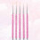 Nail Art Pens Set 5Pcs Pink Fine Manicure Brushes 1