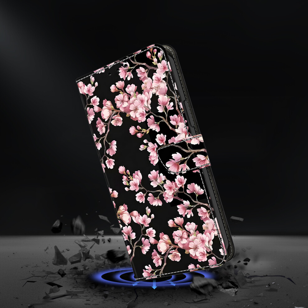 ( Blossom) For Google Pixel 10 / 10 Pro Case Foldable Stand Wallet Pattern Printing Pu Leather Flip Phone Cover Peach 6914295954846