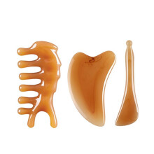 Massaggiatore per il Viso, Rullo per il Viso, Strumento Gua Sha In Resina, Raschietto Gua Sha per Una Migliore Cura Della Pelle