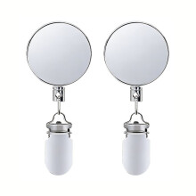 2 Pack Retractable Kitchen Towel Clip Holder, Wall Mounted Kitchen Towel Hook, Steel Cable Auto Rewind for Bathroom