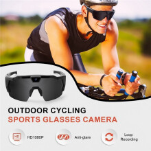 QS2B HD Video Glasses Action Camera Sunglasses Glasses Sports Glasses Bicycle Motorcycle Driver Recorder Walk Cam
