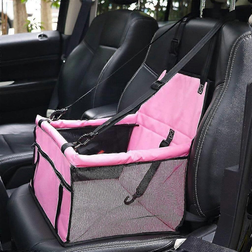 Large Pink Pu Leather Double-Layer Cosmetic Travel Bag Portable Toiletry Organizer 7313873278586