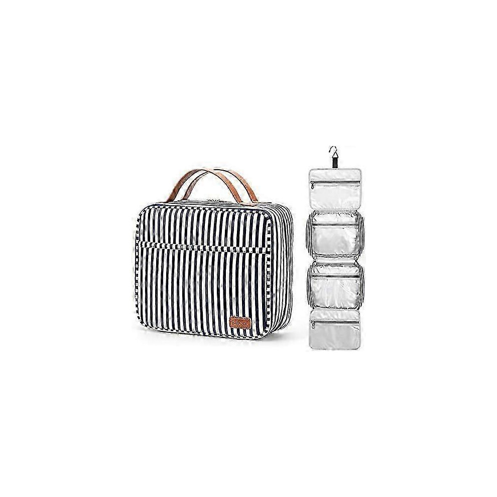 Travel & Hanging Toiletry Bag, Foldable Makeup Organizer, Waterproof Cosmetic Pouch