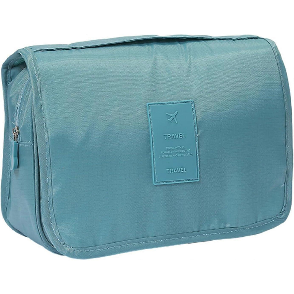 Light BlueWhiteSublimation Blanks Makeup Pouch, Sublimation Cosmetic Bag