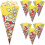 16*16cmDisposable Cone Popcorn Bags for Candy & Snacks 1